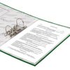 OFFISMAG dosya klasörü, kemerli mekanizmalı, PVC kaplı, 50 mm, yeşil