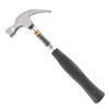 Nail hammer, 450 g, SPARTA, round boe, metal tubular clipped handle