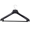 BRABIX / Coat hanger, size 50-52, plastic, anatomical, crossbar, strap hooks, black