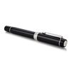 Stylo plume PARKER "Duofold Classic Centennial Black CT", corps noir, détails palladium, noir