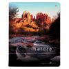 Альт / Notebook A5 48 l. bracket, cage, glossy varnish, "Nature" / 10 pcs.