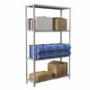 Metal BRABIX "MS KD-185/50-4" (in 1850-s1000-g500mm), 4 shelves, compact packaging