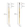 Brush BRAUBERG, 4 PCs set (made of cloth pony round No. 2, 3, 4, flat No. 6), blister