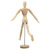 Calligrata / Wooden model "Man", 41 cm