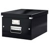 LEITZ archive box "Click & Store" M 200х280х370 mm, laminated cardboard, collapsible, black