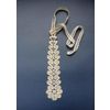 Снежинка / Snowflake / Women's lace tie "Mesh seven-leafed"