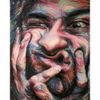 Опт-картина / Dipingere con i numeri 40x50 Ritratto astratto