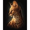 ВанГогВоМне / VanGogVoMne / Painting by numbers "Serval" 40x50 cm