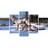 Опт-картина / Polyptych Wolves