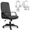 Bürostuhl "Manager", Stoff, monolithisches Gestell, grau С-73