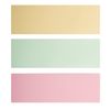 Bookmark adhesive BRAUBERG PASTEL, paper, 76х25 mm, 3 colors x 100 sheets assorted Euro slot