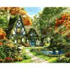 Опт-картина / Painting by numbers 40x50 House by the pond