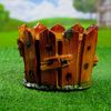 Хорошие сувениры / potes estampados "Cachorro em cima do muro" 20x20x15 cm