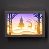 Luazon Lighting / Figura LED "Tramonto nella foresta"