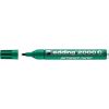 EDDING / Edding / Marker permanente, para escribir y dibujar, punta redonda, recargable, 1,5-3 mm Verde