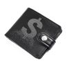 A purse with finished edges "Dollar" black