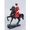 Vernissage of History / Figurine Kuban Cossack on a black horse small (hand-painted)