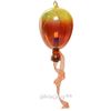 Kaemingk / Pendant lamp Balloon Sky 21 cm with warm white LED, orange, battery operated, glass