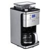 KITFORT TT-705 drip coffee maker, 1050 w, 1.5 litres, 200g grain container, coffee grinder, silver