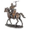 Figurine cast "Warrior on a horse"