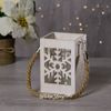 Kaemingk / Wooden candlestick Forest Fairy Tale - Snowflake 15 * 10 cm light wood