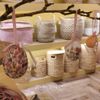 Kaemingk / Easter decorations Eggs with ribbons - Wildflowers 8 cm, 6 pcs, pendant