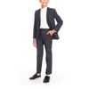 School grey blazer straight cut pockets with leaflets for a boy