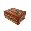 Беломорские узоры / The box is wooden "Boretskaya painting" the height of 10 cm