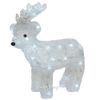 Kaemingk / Parlak geyik Sebastian 31 cm, akrilik, 32 LED lamba, pille çalışan, IP44