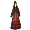 Потешный промысел / Souvenir doll "Udmurt female costume, mid-19th century"