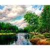 Опт-картина / Tranh theo số 40x50 Dòng sông lặng