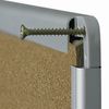 Cork Board for announcements (90x120 cm), aluminum frame, OFFICE, "2x3" (Poland)