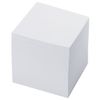 ОФИСМАГ / Block for notes not glued, cube 9x9x9 cm, white, white 95-98%