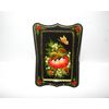 Сувениры из Н.Тагила / Souvenirs from N. Tagil / Tray "Panel. Rowan with a moth", 18x12.5 cm