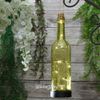 Kaemingk / Garden lamp - Solar Firefly bottle with solar battery 31 cm, 10 warm white LED bulbs, light olive, IP44