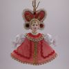 Потешный промысел / Christmas tree toy from porcelain "Butterfly"