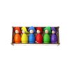 Woodlandtoys / Clasificador "Chicos con sombreros y barriles"