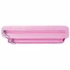 Pencil case-cosmetic bag INLANDIA, 2 branches, soft, sequined, mermaid, pink, 21х6х9 cm