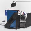 Tray vertical paper BRAUBERG "Basic", 265х100х285 mm, black