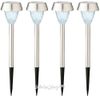 Kaemingk / Solar Una 24 cm solar garden lights set, 4 pcs, cold white LED, IP44