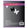 BRAUBERG / Notebook A5, 48 yaprak, Kafes, metalize karton, SİYAH-BEYAZ / 10 adet.