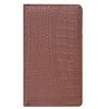 BRAUBERG / Business card holder / three-row card holder "Cayman", for 96 cards, crocodile-like skin, brown