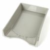 Tray horizontal STAFF paper "Profit", A4 (330х260х60 mm), polypropylene, gray