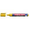 EDDING / Marqueur Edding / Tableau blanc, pointe biseautée, 1-5mm Jaune