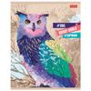 HATBER / Notebook А5, 96 sheets, staple, cage, foil, selective varnish, "Bright world" / 30 pcs.