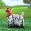 Хорошие сувениры / Figured planter "Three squirrels on a stump" 14x15 cm
