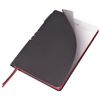 BRAUBERG / Carnet "NEBRASKA", 112 feuilles A5 (140x200 mm), simili cuir souple, stylo, trait, noir