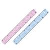 Ruler plastic 30 cm MAPED (France), "Study", toned, super, Euro slot