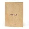 Passport cover FABULA "Estet", genuine leather, embossed "Passport", black