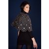 Снежинка / Snowflake / Women's lace drape with floral-floral ornament